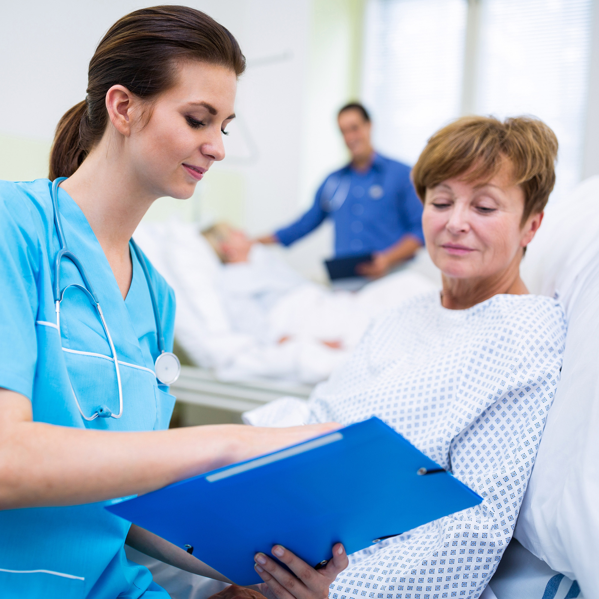 portrait of young female with perfect smile